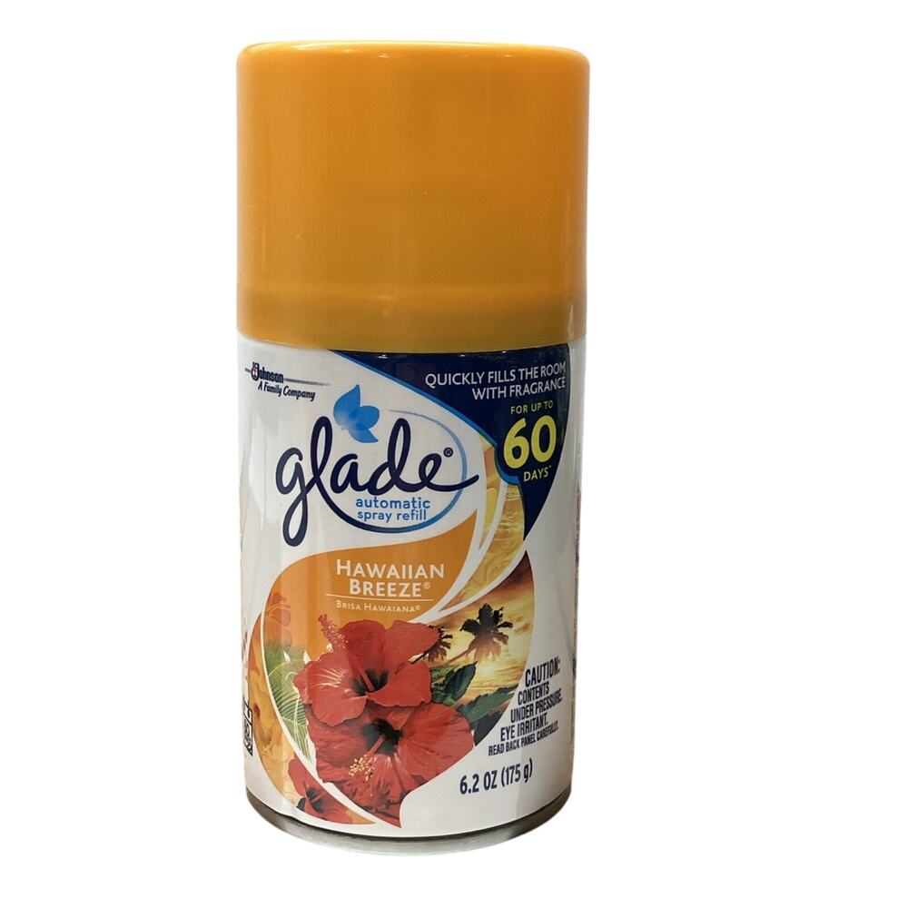 Glade Hawaiian Breeze Automatic Spray Refill Original Formula NEW 6.2 oz.